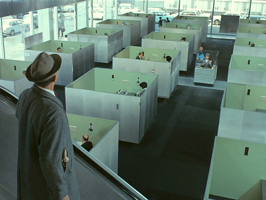 Image extraite du fim "Playtime” de Jacques Tati.